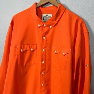 King Ranch Men's Western Fishing Shirt Shirt